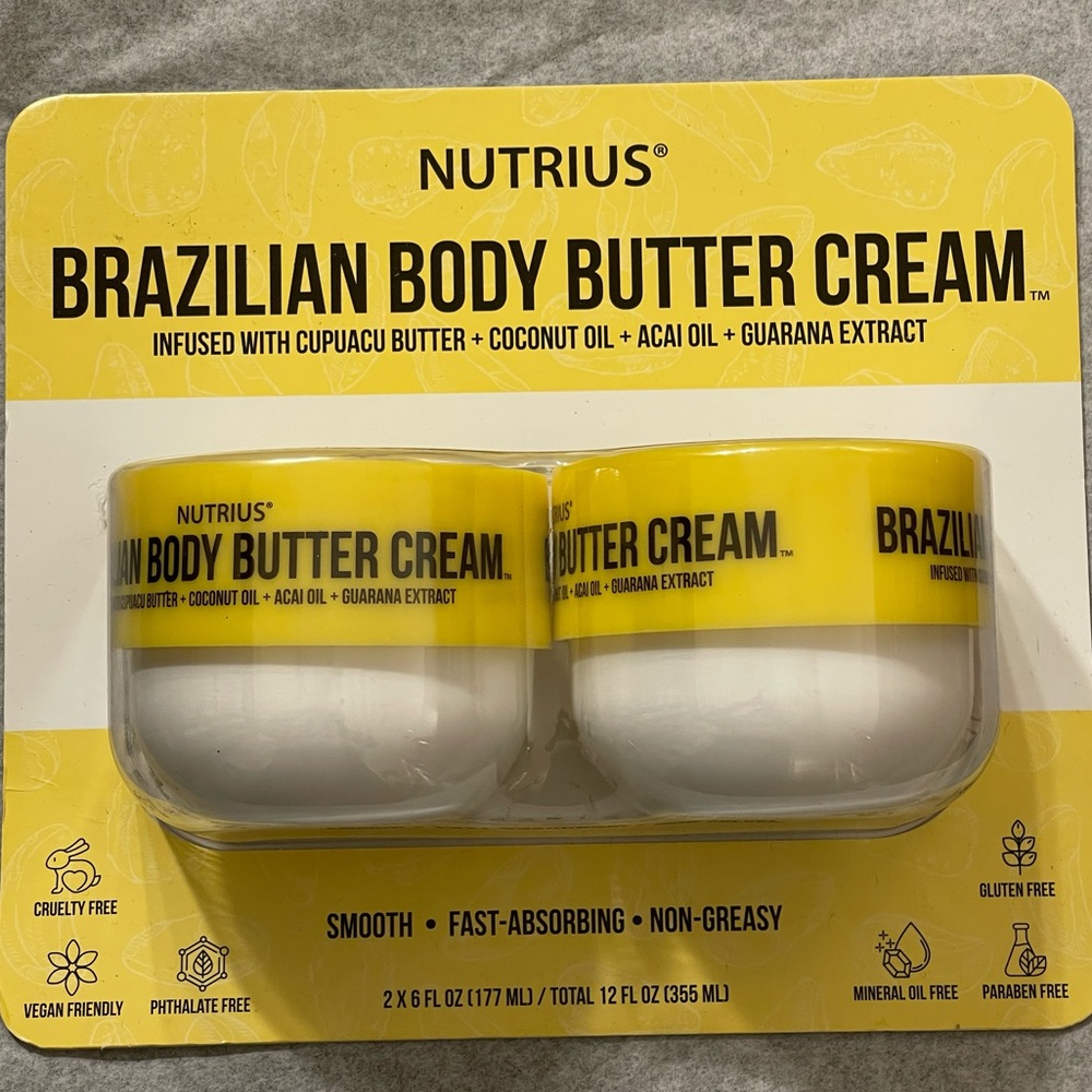 Nutrius Brazilian Body Butter Cream